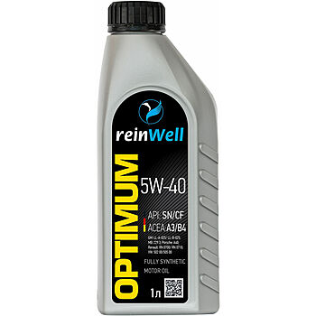 4932 ReinWell Моторное масло 5W-40 А3/В4 (1л) - 1 л