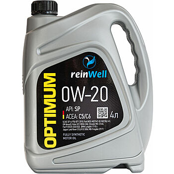 4951 ReinWell Моторное масло 0W-20 ILSAC GF-6/API SP (4л) - 4 л
