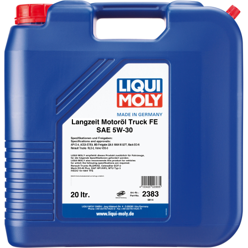 Синтетическое моторное масло Langzeit-Motoroil Truck FE 5W-30 - 20 л